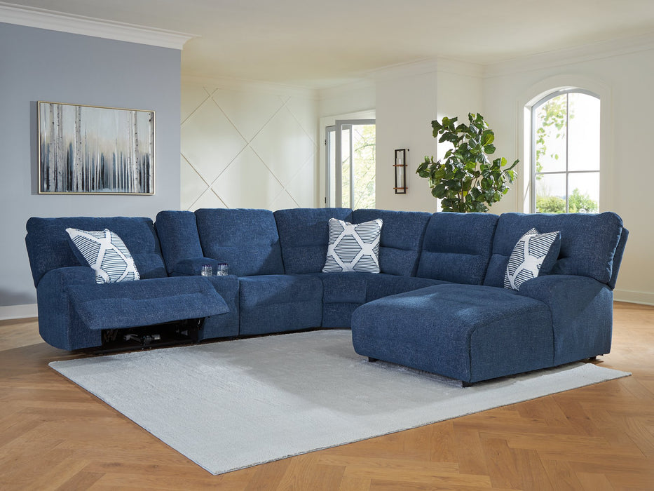 Acklen Place Power Reclining Sectional with Chaise - U&U Home Budget Furniture (Carteret, NJ)