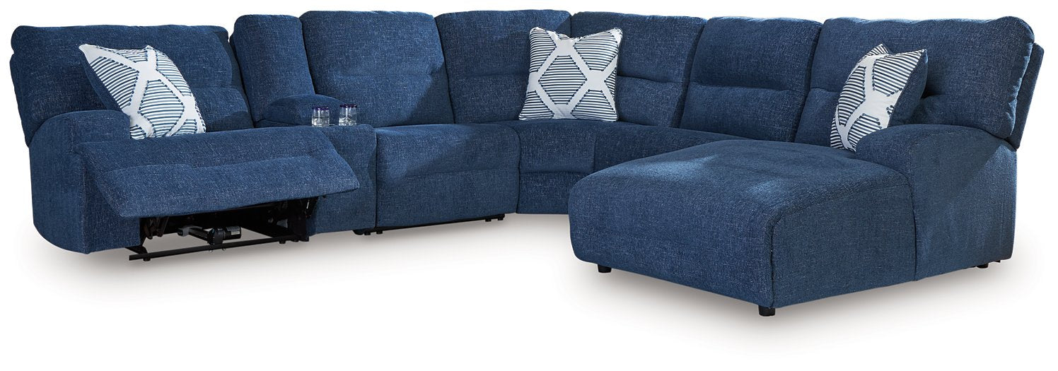 Acklen Place Power Reclining Sectional with Chaise - U&U Home Budget Furniture (Carteret, NJ)