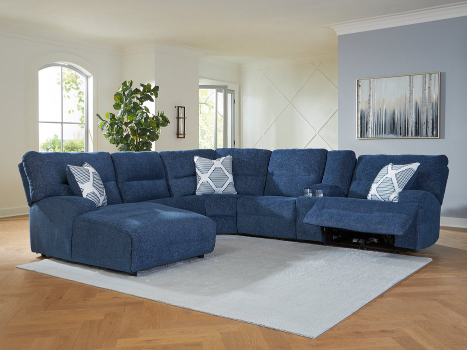 Acklen Place Power Reclining Sectional with Chaise - U&U Home Budget Furniture (Carteret, NJ)