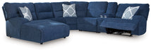 Acklen Place Power Reclining Sectional with Chaise - U&U Home Budget Furniture (Carteret, NJ)