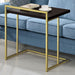 Dani Rectangular Snack Table with Metal Base - U&U Home Budget Furniture (Carteret, NJ)