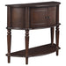 Brenda Console Table with Curved Front Brown - U&U Home Budget Furniture (Carteret, NJ)