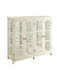 Sable 4-door Display Accent Cabinet White - U&U Home Budget Furniture (Carteret, NJ)