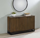 Ryatt 4-door Engineered Wood Accent Cabinet Dark Pine - U&U Home Budget Furniture (Carteret, NJ)