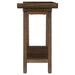 Ornelas 46-inch Console Table with Slatted Shelf Mango Brown - U&U Home Budget Furniture (Carteret, NJ)