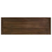 Ornelas 46-inch Console Table with Slatted Shelf Mango Brown - U&U Home Budget Furniture (Carteret, NJ)