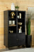 Santiago Rectangular 4-door Cabinet Matte Black - U&U Home Budget Furniture (Carteret, NJ)