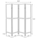 Mattison Room Divider - U&U Home Budget Furniture (Carteret, NJ)