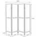 Mattison Room Divider - U&U Home Budget Furniture (Carteret, NJ)