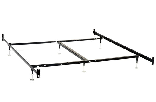 Esme California King, E.King, Queen, Twin Over Full Bed Frame Black - U&U Home Budget Furniture (Carteret, NJ)