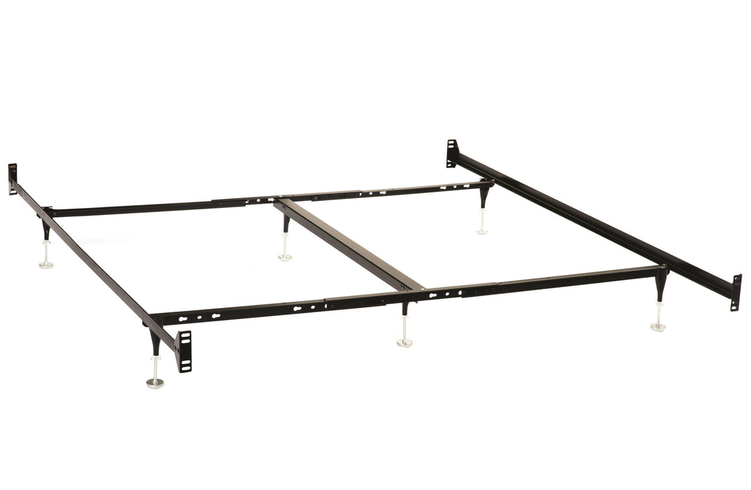 Esme California King, E.King, Queen, Twin Over Full Bed Frame Black - U&U Home Budget Furniture (Carteret, NJ)