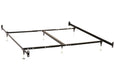 Esme California King, E.King, Queen, Twin Over Full Bed Frame Black - U&U Home Budget Furniture (Carteret, NJ)