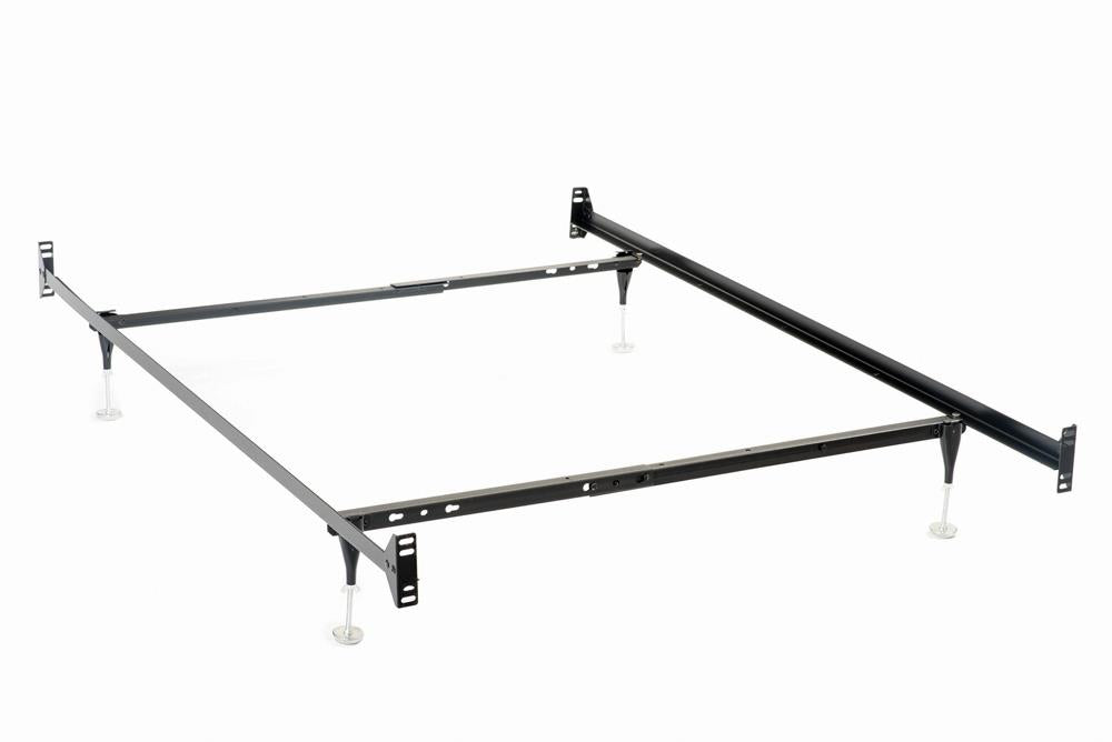 Esme California King, E.King, Queen, Twin Over Full Bed Frame Black - U&U Home Budget Furniture (Carteret, NJ)