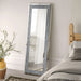 Valerie Crystal Inlay Rectangle Floor Mirror - U&U Home Budget Furniture (Carteret, NJ)