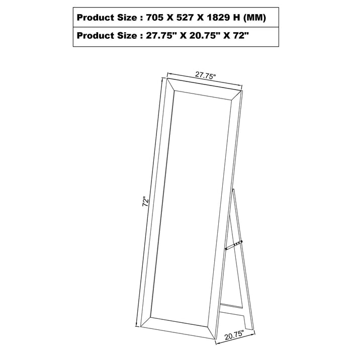 Cadence Standing Mirrors - U&U Home Budget Furniture (Carteret, NJ)