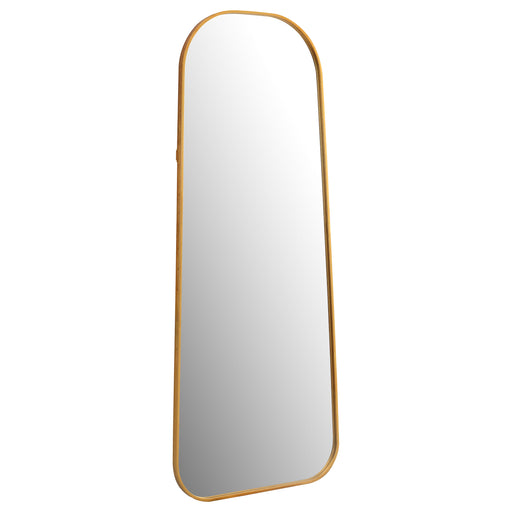 Simeon Metal Frame Full Length 51" Floor Mirror Antique Gold - U&U Home Budget Furniture (Carteret, NJ)