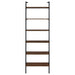 Owens 3-piece 96-inch Wall Mounted Bookshelf Set Walnut - U&U Home Budget Furniture (Carteret, NJ)