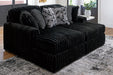 Midnight-Madness Super Chaise - U&U Home Budget Furniture (Carteret, NJ)