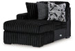 Midnight-Madness Sectional with Chaise - U&U Home Budget Furniture (Carteret, NJ)