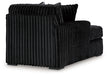 Midnight-Madness Sectional with Chaise - U&U Home Budget Furniture (Carteret, NJ)