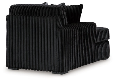 Midnight-Madness Sectional with Chaise - U&U Home Budget Furniture (Carteret, NJ)