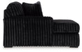Midnight-Madness Sectional with Chaise - U&U Home Budget Furniture (Carteret, NJ)