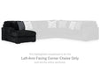 Midnight-Madness Sectional with Chaise - U&U Home Budget Furniture (Carteret, NJ)