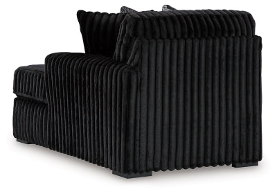 Midnight-Madness Sectional with Chaise - U&U Home Budget Furniture (Carteret, NJ)