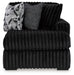 Midnight-Madness Sectional with Chaise - U&U Home Budget Furniture (Carteret, NJ)