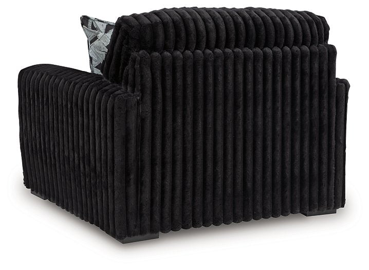 Midnight-Madness Oversized Chair - U&U Home Budget Furniture (Carteret, NJ)