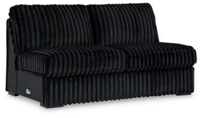 Midnight-Madness Sectional with Chaise - U&U Home Budget Furniture (Carteret, NJ)