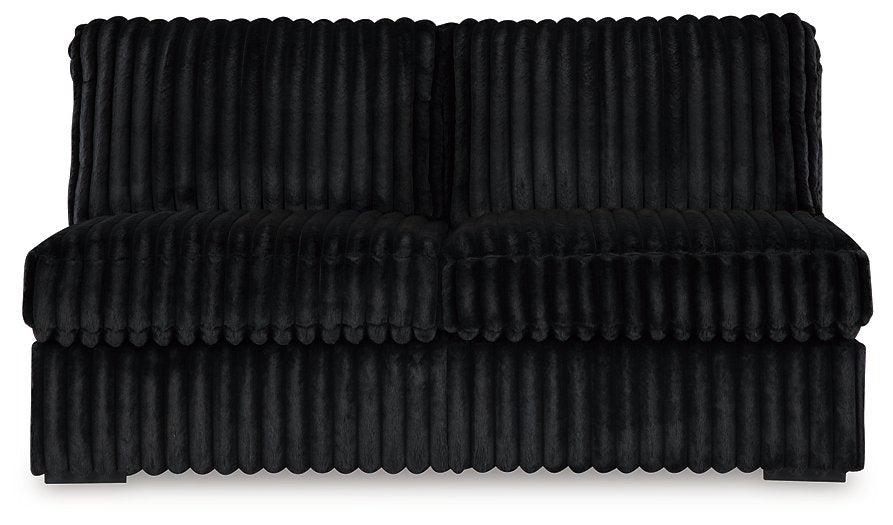 Midnight-Madness Sectional with Chaise - U&U Home Budget Furniture (Carteret, NJ)