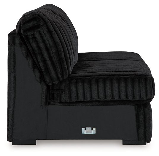 Midnight-Madness Sectional with Chaise - U&U Home Budget Furniture (Carteret, NJ)