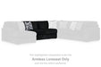 Midnight-Madness Sectional with Chaise - U&U Home Budget Furniture (Carteret, NJ)