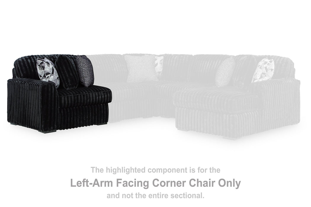 Midnight-Madness Sectional Sofa - U&U Home Budget Furniture (Carteret, NJ)