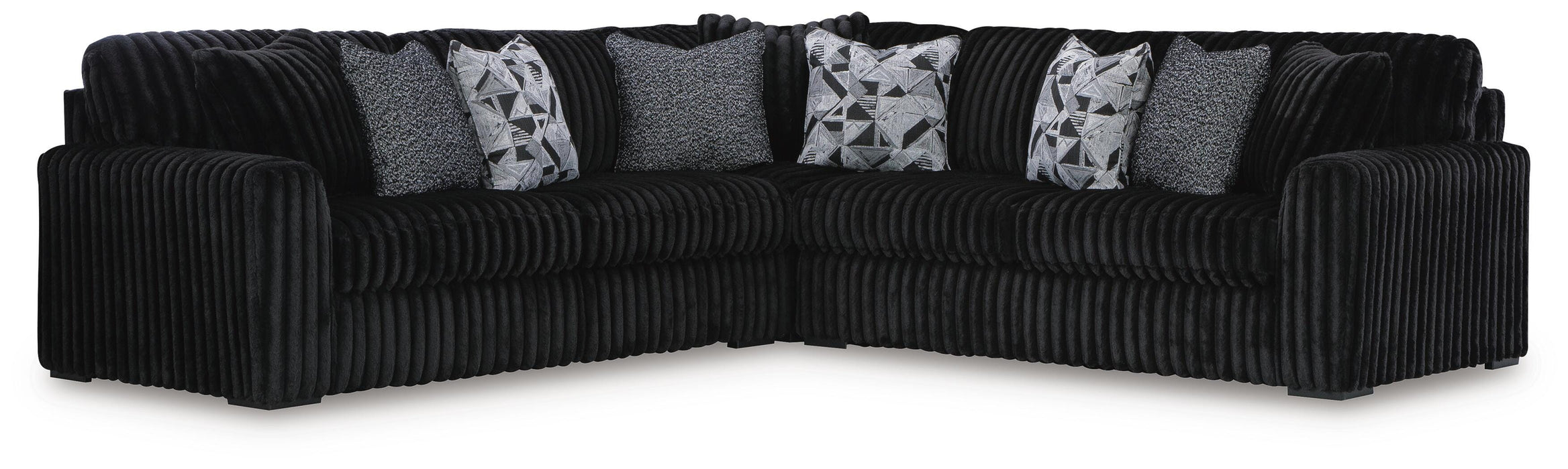 Midnight-Madness Sectional - U&U Home Budget Furniture (Carteret, NJ)