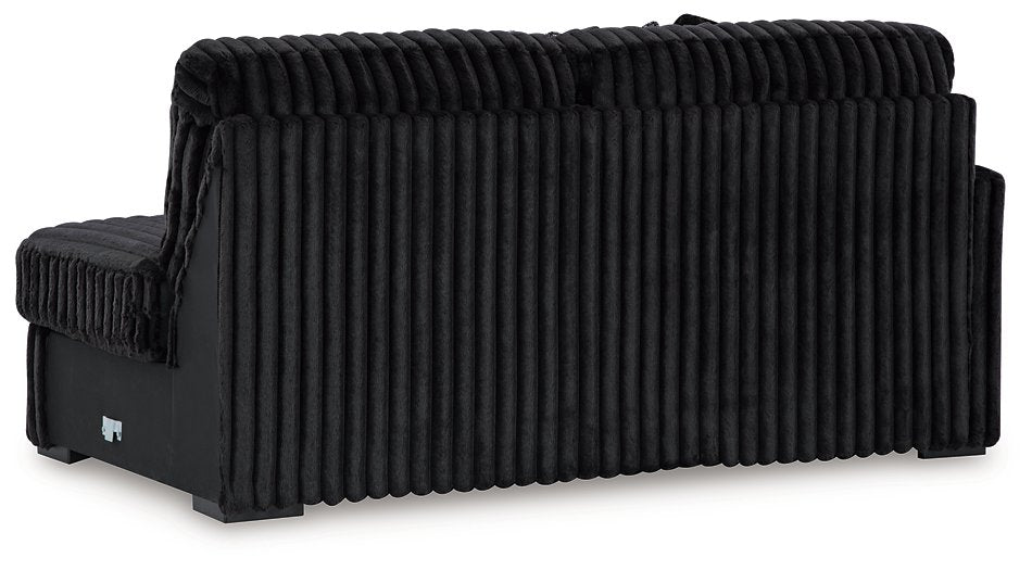 Midnight-Madness Sectional with Chaise - U&U Home Budget Furniture (Carteret, NJ)