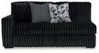 Midnight-Madness Sectional with Chaise - U&U Home Budget Furniture (Carteret, NJ)
