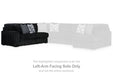 Midnight-Madness Sectional with Chaise - U&U Home Budget Furniture (Carteret, NJ)