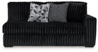 Midnight-Madness Sectional with Chaise - U&U Home Budget Furniture (Carteret, NJ)