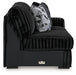 Midnight-Madness Sectional with Chaise - U&U Home Budget Furniture (Carteret, NJ)