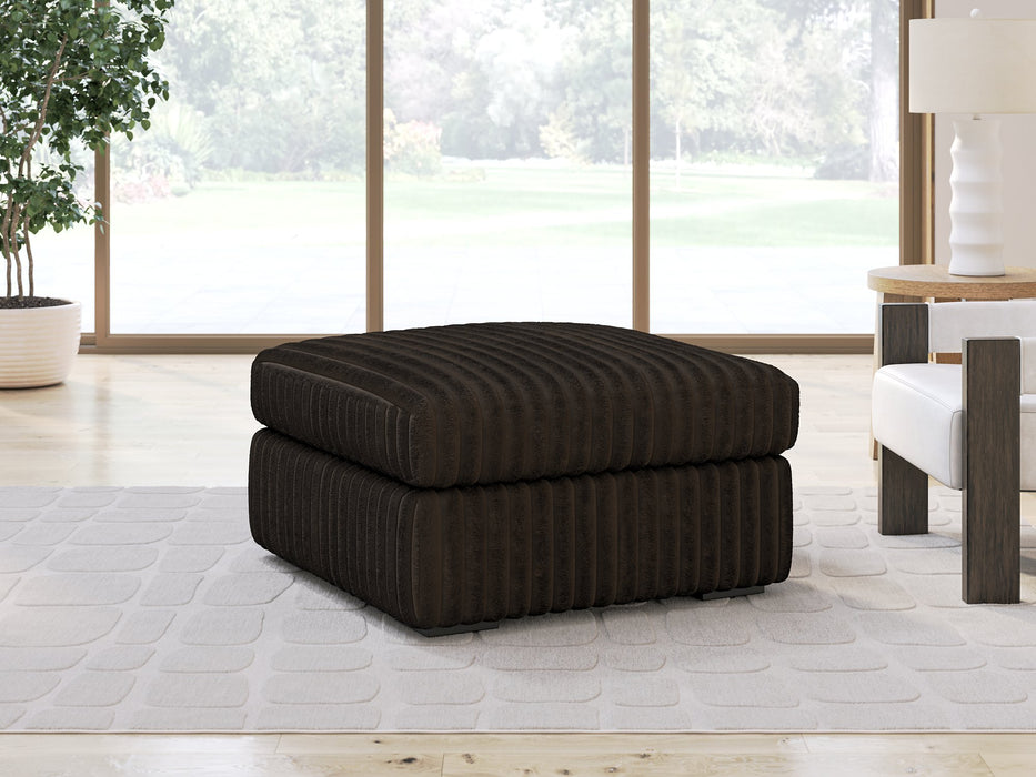 Midnight-Madness Oversized Accent Ottoman - U&U Home Budget Furniture (Carteret, NJ)