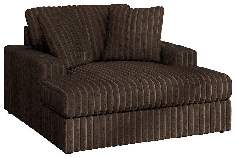 Midnight-Madness Oversized Chaise - U&U Home Budget Furniture (Carteret, NJ)