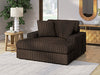 Midnight-Madness Oversized Chaise - U&U Home Budget Furniture (Carteret, NJ)