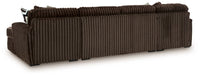 Midnight-Madness Sectional with Chaise - U&U Home Budget Furniture (Carteret, NJ)