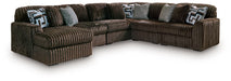 Midnight-Madness Sectional with Chaise - U&U Home Budget Furniture (Carteret, NJ)