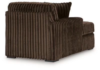 Midnight-Madness Sectional with Chaise - U&U Home Budget Furniture (Carteret, NJ)