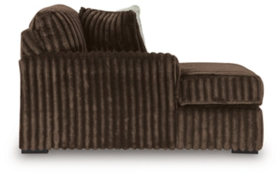 Midnight-Madness Sectional with Chaise - U&U Home Budget Furniture (Carteret, NJ)