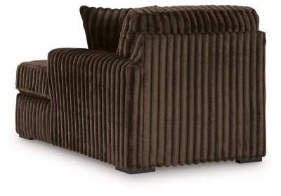 Midnight-Madness Sectional with Chaise - U&U Home Budget Furniture (Carteret, NJ)