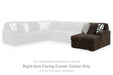 Midnight-Madness Sectional with Chaise - U&U Home Budget Furniture (Carteret, NJ)